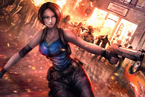 Jill Valentine Resident Evil 3 2022 4k Wallpaper