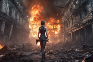 Jill Valentine Resident Evil The Disaster Wallpaper