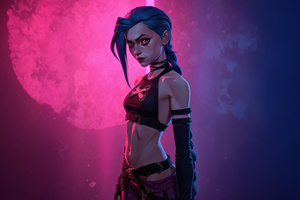 Jinx Beautiful Chaos (2560x1080) Resolution Wallpaper