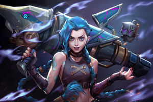 Jinx Smile Now Boom Later (1280x720) Resolution Wallpaper