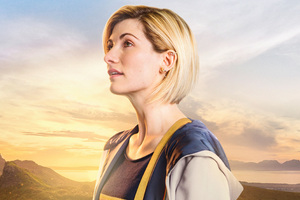 Jodie Whittaker In Doctor Who Season 11 Wallpaper
