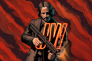 John Wick Chaos With Style (1280x1024) Resolution Wallpaper