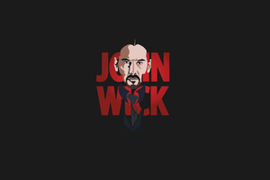 John Wick Minimalism 4k