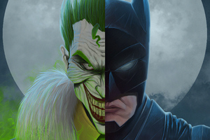 Joker And Bat 4k