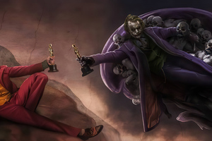 Joker And Heath Ledger Artwork
