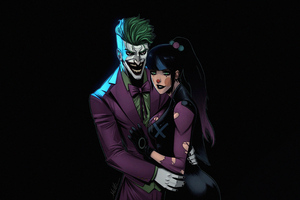 Joker And Punchline 4k Wallpaper