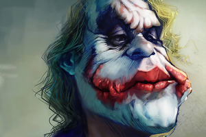 Joker Big Face Art