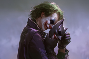 Joker Chaotic Canvas (1336x768) Resolution Wallpaper