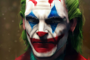 Joker Closeup Art