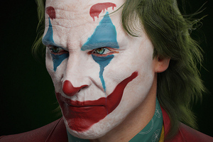 Joker Closeup Digital Art