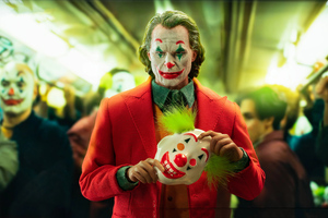Joker Clown Mask 5k Wallpaper