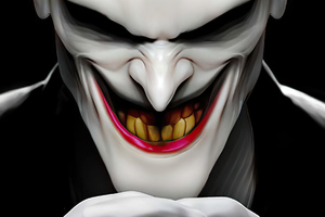 Joker Danger Smile Artwork