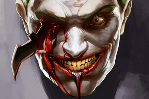 Joker Eye Destroyed With Batrage