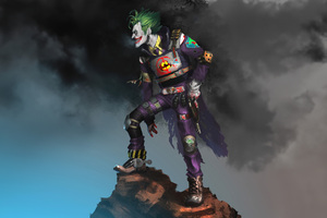 Joker Face Of Anarchy (1280x720) Resolution Wallpaper