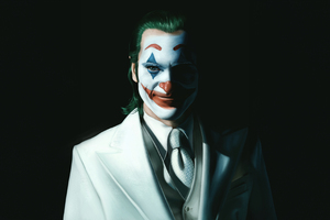 Joker Folie A Deux Dark (2048x2048) Resolution Wallpaper