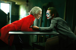 Joker Folie A Deux Reflection (2560x1080) Resolution Wallpaper