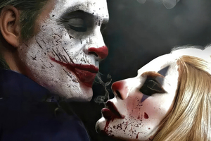 Joker Folie A Deux Together (1280x1024) Resolution Wallpaper