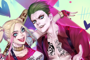 Joker Harley Quinn Art