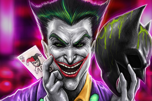 Joker Have Batman Mask