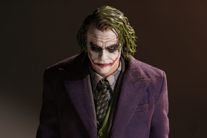 Joker Heath Ledger 5k 2023 (2560x1080) Resolution Wallpaper
