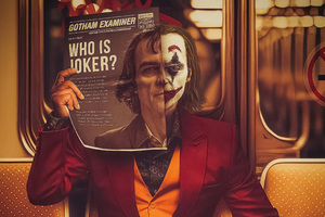 Joker In Train Wallpaper
