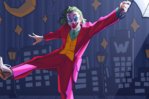 Joker Movie Illustration Wallpaper