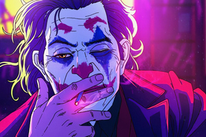 Joker Neonic Art