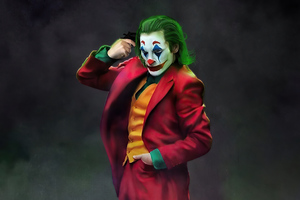 Joker On Head Gun Point