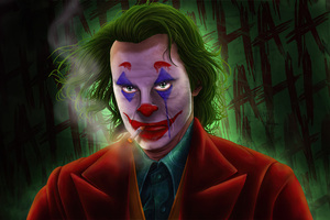 Joker Psycho Palette (1336x768) Resolution Wallpaper