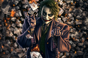 Joker Rising (5120x2880) Resolution Wallpaper