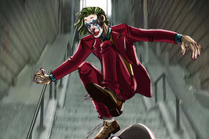 Joker Skateboarder
