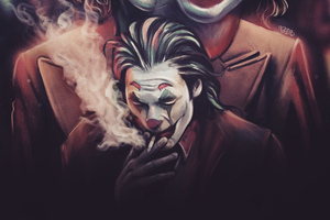 Joker Smoker Art
