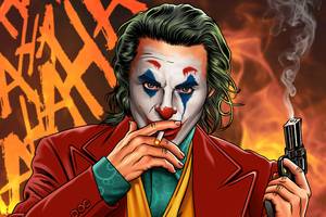 Joker Smoker Gentlemen 4k
