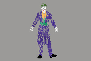 Joker Typography 4k