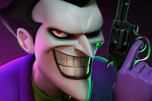 Joker With Gun And Smile 5k