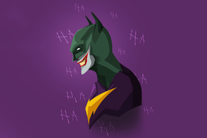 Joker X Batman Minimal 4k