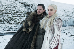 Jon Snow And Daenerys Targaryen Game Of Thrones Season 8