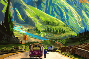 Journey To New City 4k (2560x1700) Resolution Wallpaper
