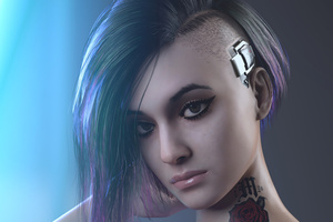 Judy Alvarez Cyberpunk 2077 5k (1336x768) Resolution Wallpaper