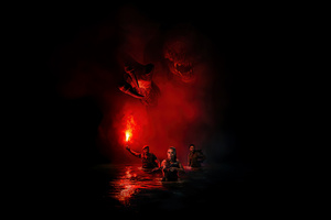 Jurassic World Rebirth Dolby Poster (2932x2932) Resolution Wallpaper