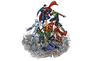 Justice League Dc Comic Artwork HD