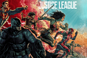 Justice League Poster 4k