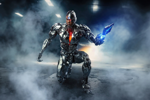 Justice League Powerhouse Cyborg Wallpaper