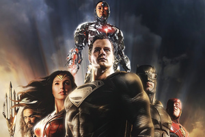 Justice League Snyder Variant Poster 4k