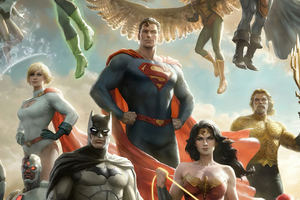 Justice League Team Artwork