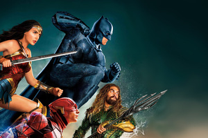 Justice League Wonder Woman Batman Aquaman Flash 4k