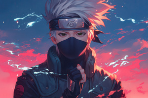 Kakashi Hatake The Sharingan Warrior (1920x1080) Resolution Wallpaper