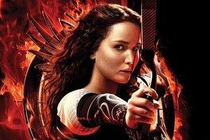 Katniss Jennifer Lawrence (2048x1152) Resolution Wallpaper