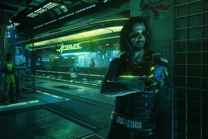 Keanu Reeves From Cyberpunk 2077 Wallpaper