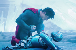 Kelex And Superman (1024x768) Resolution Wallpaper